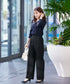 【アウトレット】【GOLD LABEL】【日本製】カシミヤタッチワイドパンツ